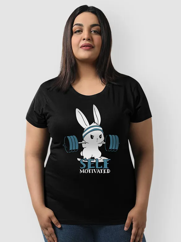 Self Motivated Women Plus Size T-shirt