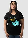 Seri Women Plus Size T-shirt
