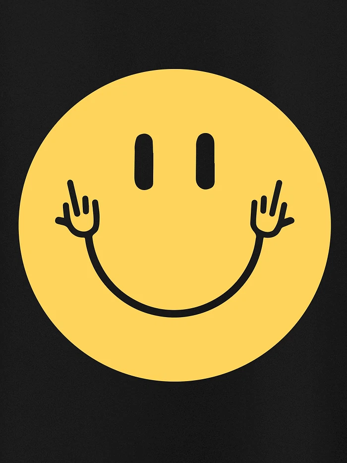Smiley Women Plus Size T-shirt