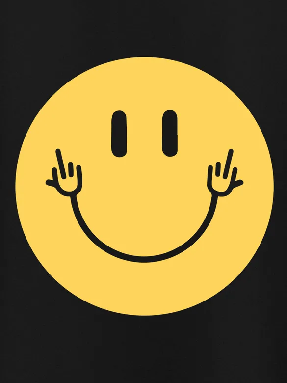 Smiley Women Plus Size T-shirt