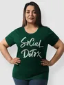 Social Detox Plus Size Women T-shirt