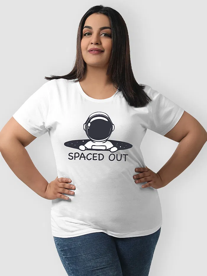 Spaced Out Women Plus Size T-shirt