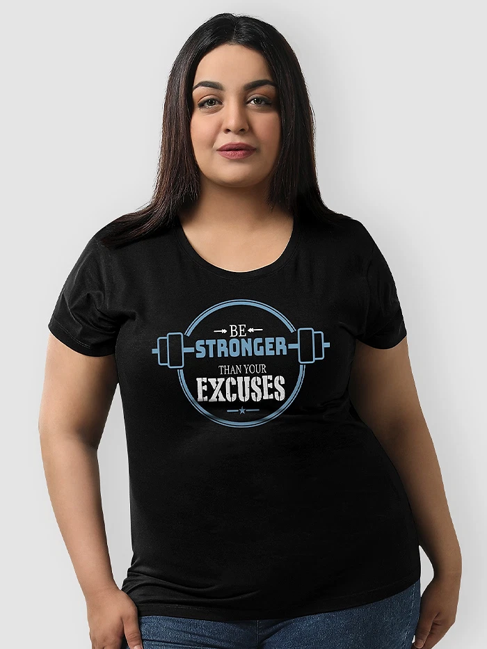 Stronger Women Plus Size T-shirt