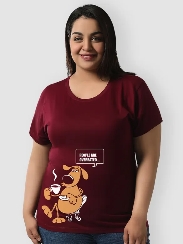 Tea-rrific Dog Women Plus Size T-shirt