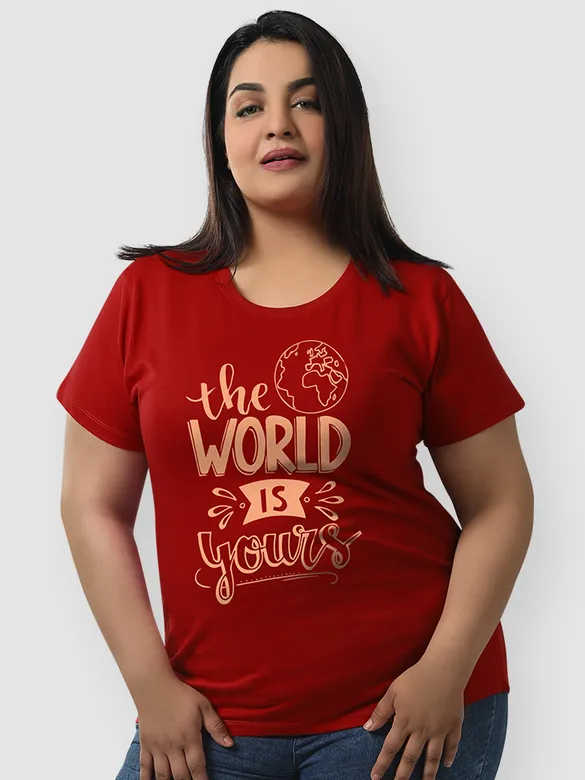 The World Is Yours Women Plus Size T-shirt