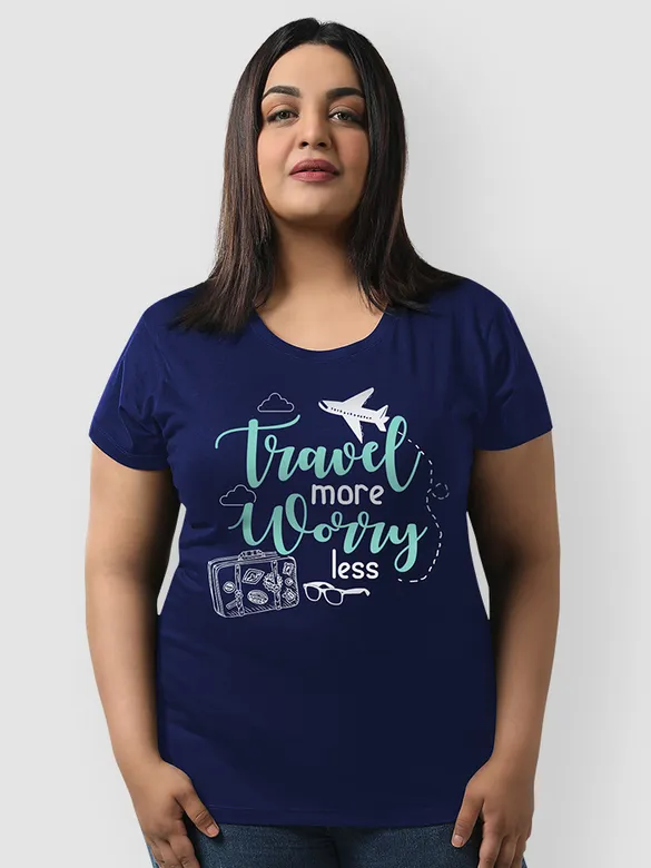 Travel More Women Plus Size T-shirt