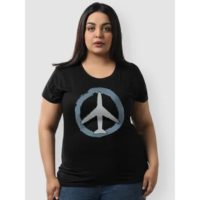 Travel Peace Women Plus Size T-shirt