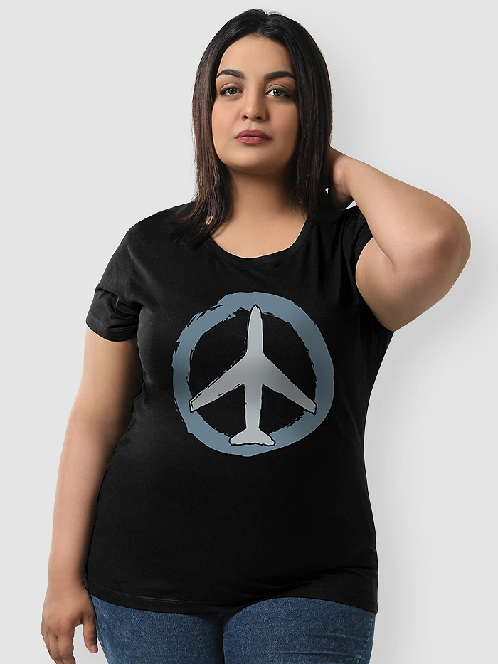 Travel Peace Women Plus Size T-shirt