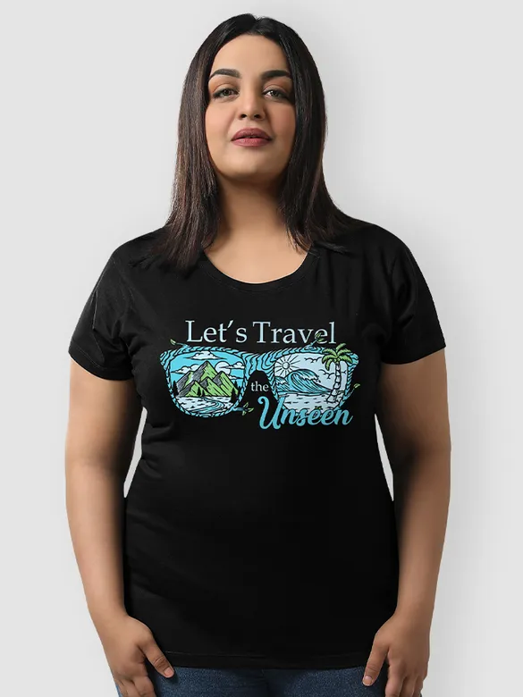 Travel The Unseen Women Plus Size T-shirt