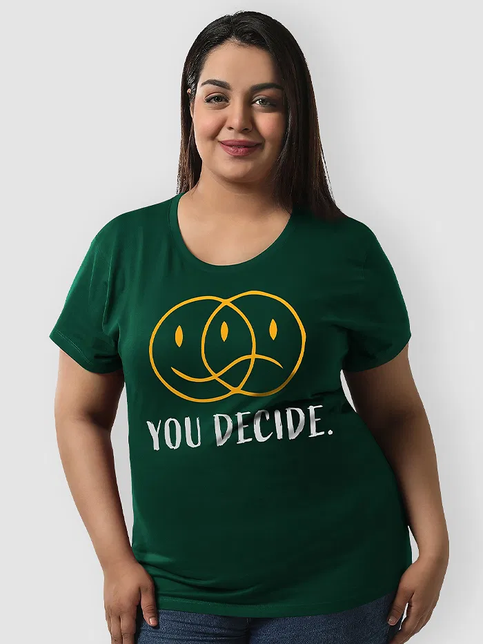 You Decide Plus Size Women T-shirt