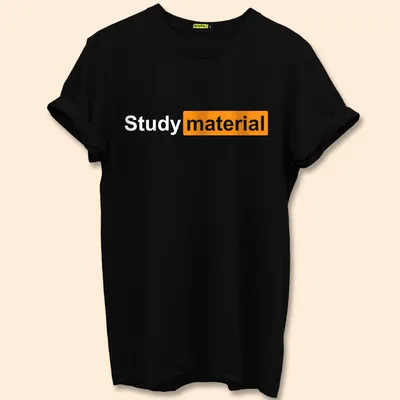 Study Material T-shirt for Men