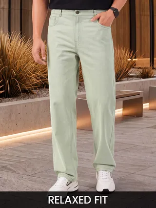 Sage Green Relaxed Fit Pants