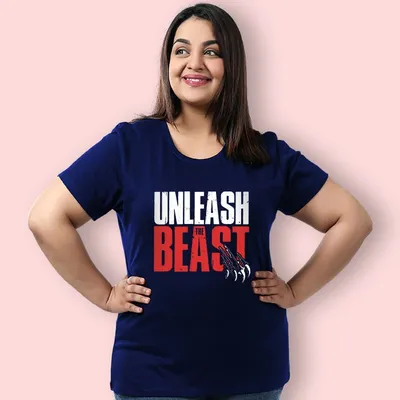 Unleash Beast Women Plus Size T-shirt